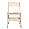 Flash Furniture Bright Beginnings  Commercial Grade Wooden Classroom Chairs, 11.5" Seat Height with Non-Slip Foot Caps and Built-In Carrying Handle, Natural, PK2 MK-KE24442-GG - alternate 10